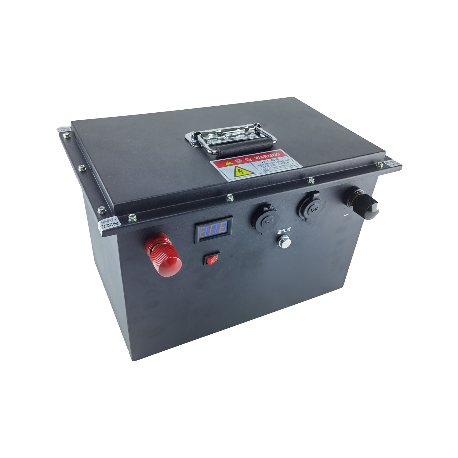 12 Volt Lithium Iron Phosphate Solar Battery Pack Case