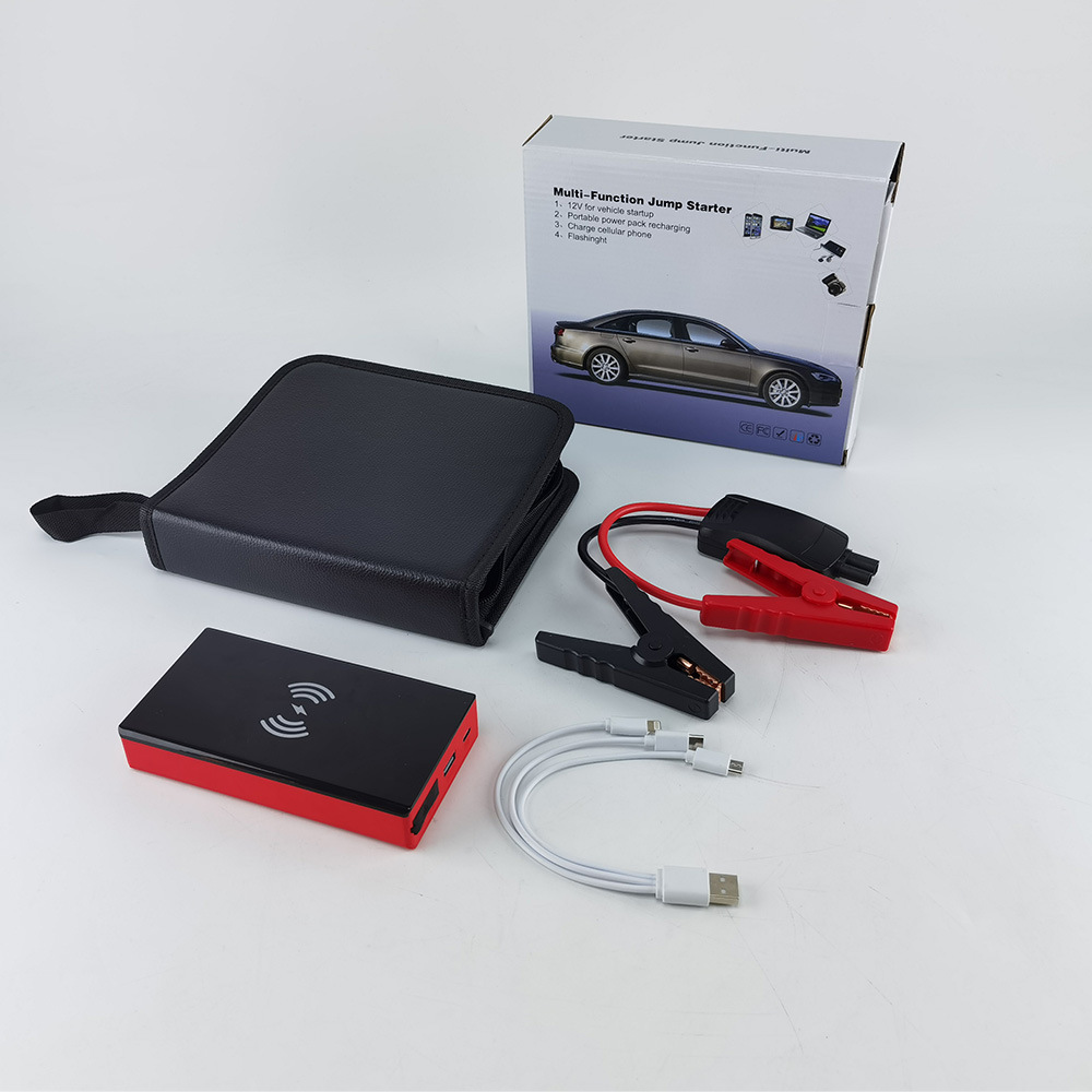 High Quality Portable Multi Function Car Jump Starter with Wireless Quick Charge with MSDS Un38.3 CE