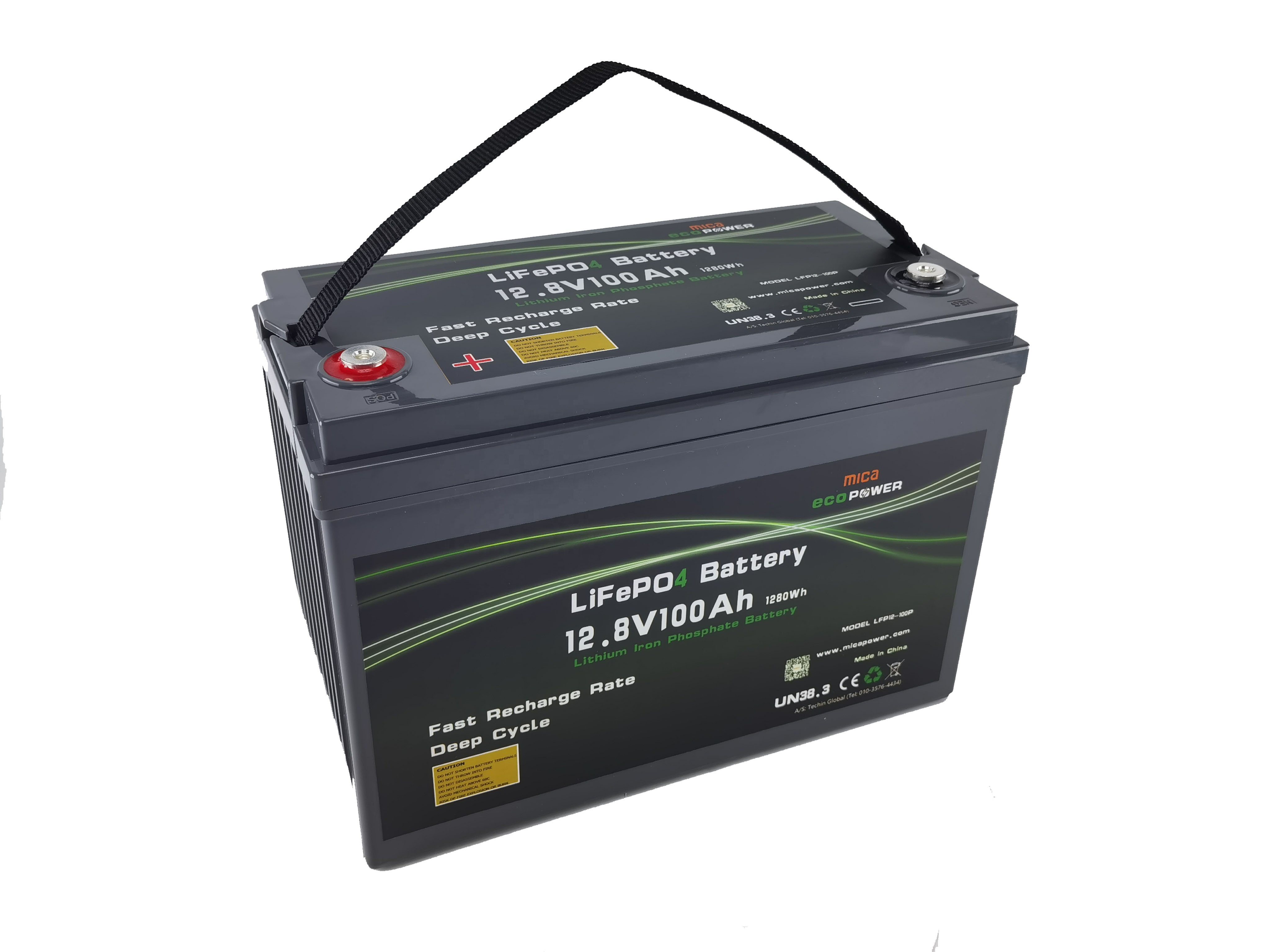 Lithium Iron Phosphate Battery LiFePO4 Lithium Battery Pack with 5 Long Warranty CE/Un38.3 Approved Top10 Factory 12V 100ah