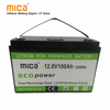 Deep Cycle 12V/12.8V Voltage 100ah Capacity Lithium Iron Phosphate Battery LiFePO4 Lithium Ferro Phosphate Battery with LCD Display
