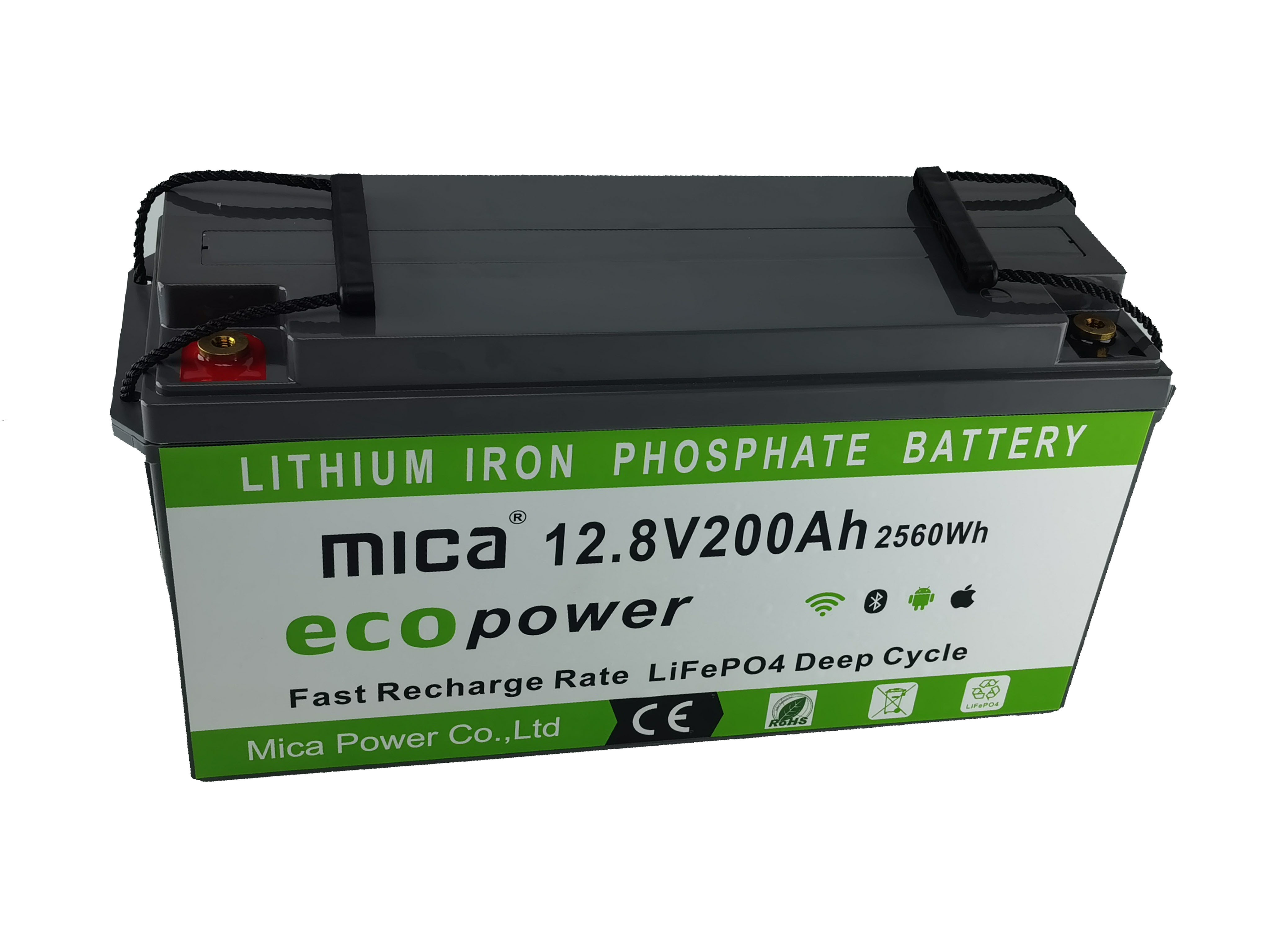 15 Years Un38.3 12V 200ah LiFePO4 Battery Pack 12.8V 200ah Lithium Yacht Boat RV Solar Energy Storage Battery