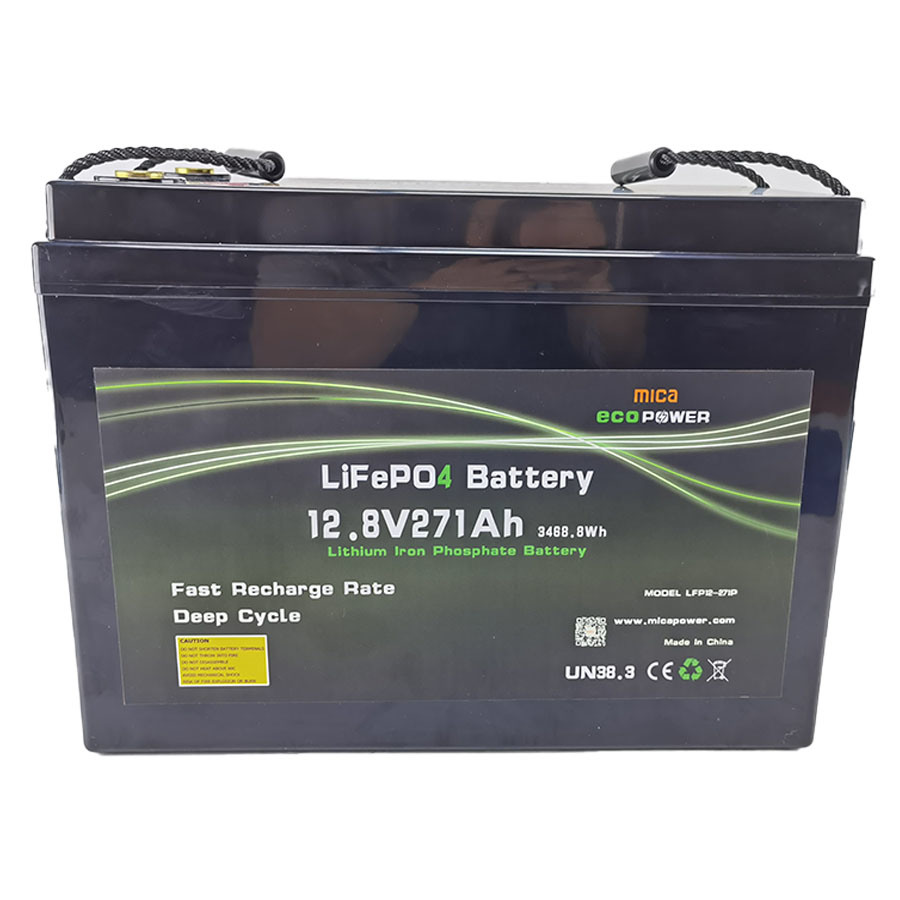 Factory Price 12V 271ah LiFePO4 Battery Lithium Ion Battery Rechargeable Solar Battery for Solar Energy System PV RV System with UL CE Un38.3