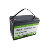 Mica Factory Wholesale Batterie 12.8V 100ah 1280wh Deep Cycle with BMS / CE/ Un38.3/ MSDS Lithium Phosphate Battery for Truck Trailers Solar System