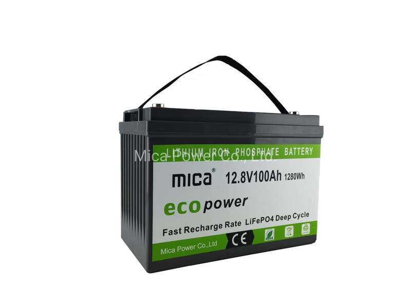 CE Approval Low Temperature 12.8V 100ah Lithium Ion LiFePO4 Battery 12V 100ah RV Camper Solar Storage Battery Pack