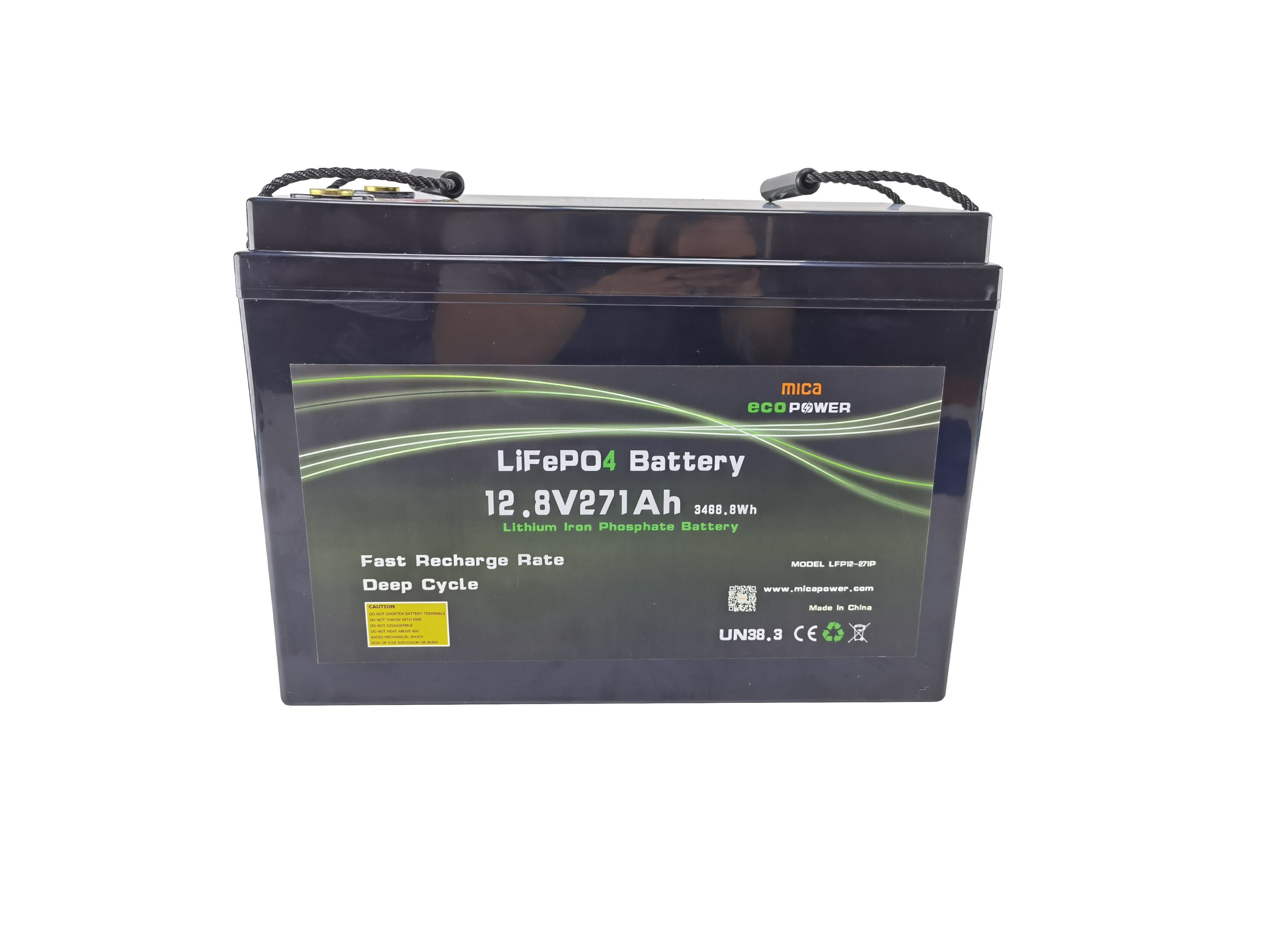 Mica 12V LiFePO4 Battery 200ah 271ah 280ah Lithium Battery for Marine Boat Caravan RV PV Backup Golf Cart