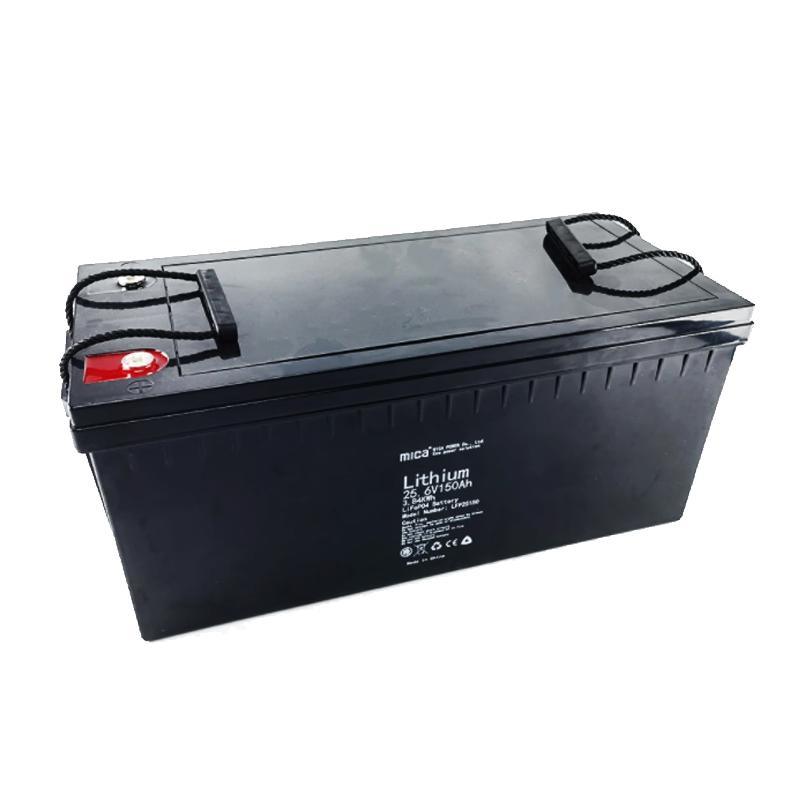 Factory Directly Supply 25.6V 24V 150ah Lithium Ion Battery Pack LiFePO4 Battery with BMS for Solar Energy System PV System Solarspeicherbatterie
