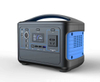LCD Display 500W DC/AC Input Outdoor UPS Portable Power Station with QC3.0 USB Port/Type-C Port Output
