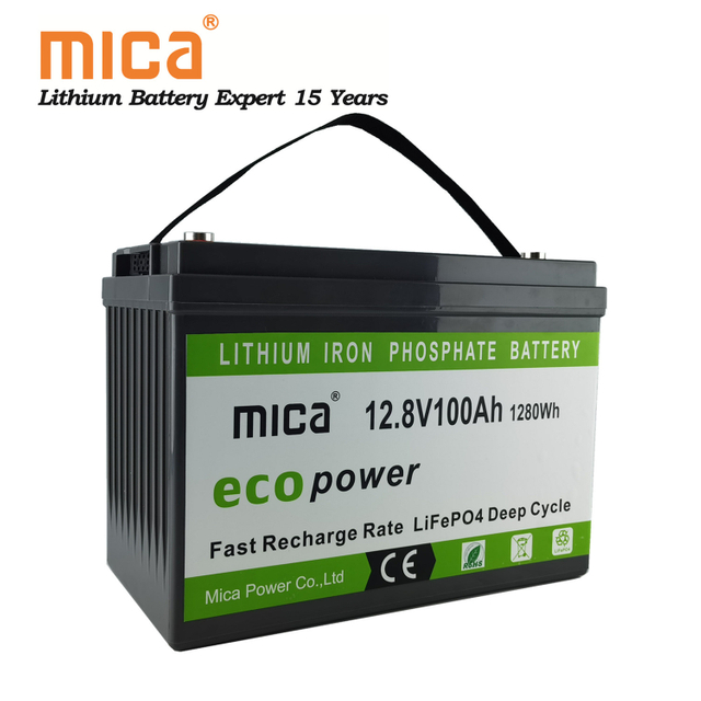 12V 100ah Group 27 Size Lithium Iron Phosphate Battery Pack for RV Touring Camper Power Supply Energy Storage Battery Pack