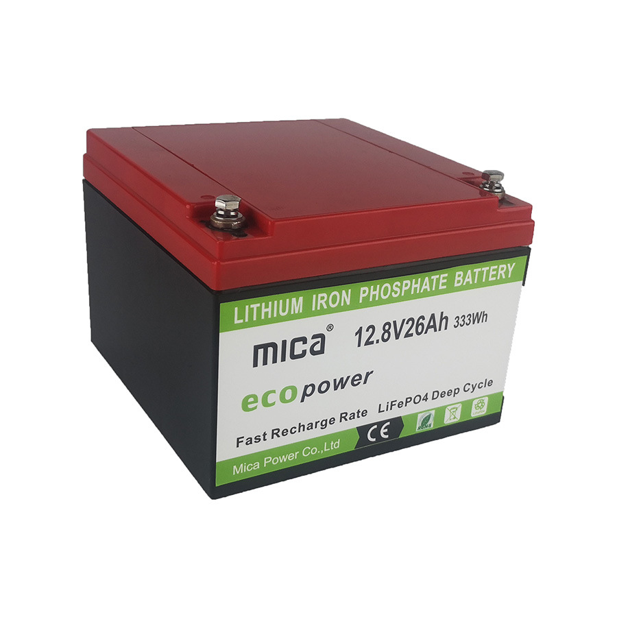 Manufacturer 12V 26ah LiFePO4 Battery Lithium Battery Deep Cycle with BMS for Solar Energy System Solar Street Light Backup PV System