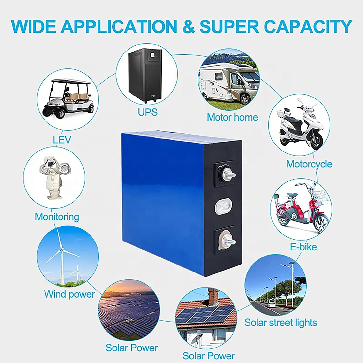 Eve Catl Factory Price 100ah 120ah 200ah LiFePO4 3.2V Prismatic Cells Rechargeable 3.2V LiFePO4 Battery