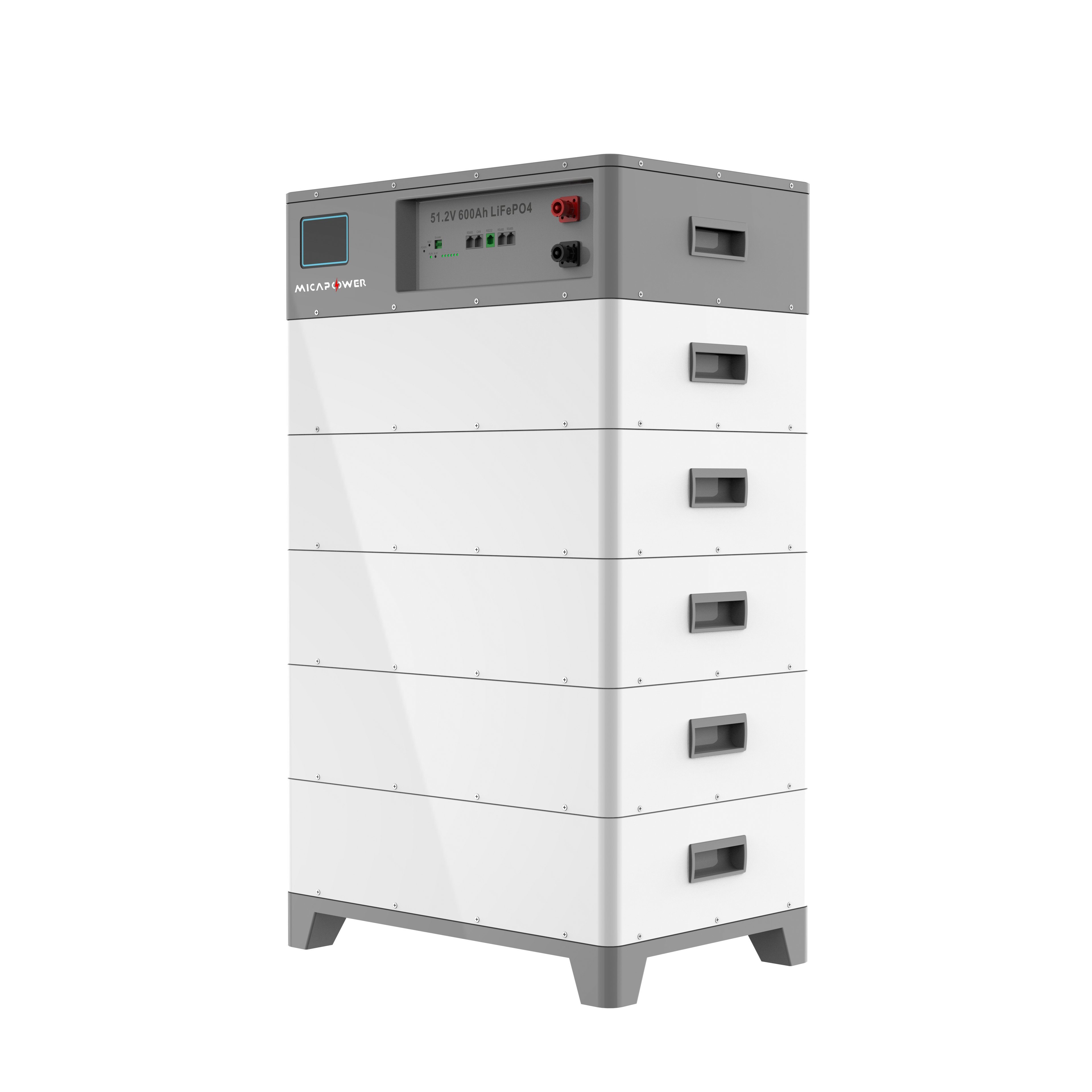 Factory 48V 20kwh/30kwh/40kwh Stack Stackable Lithium Battery for Solar Energy Storage System Backup with CE Un38.3 MSDS