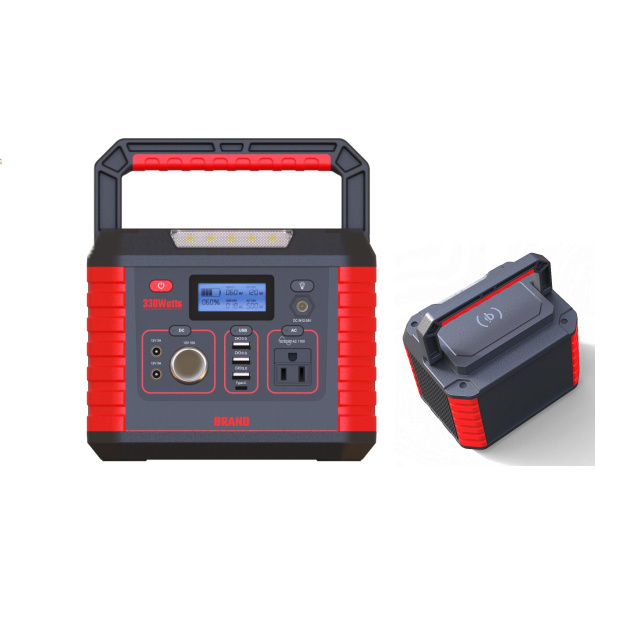 UPS 500wh Portable Power Station AC DC 12V 110V 220V USB Solar Power Bank for Camping Travel Laptop Car Jump