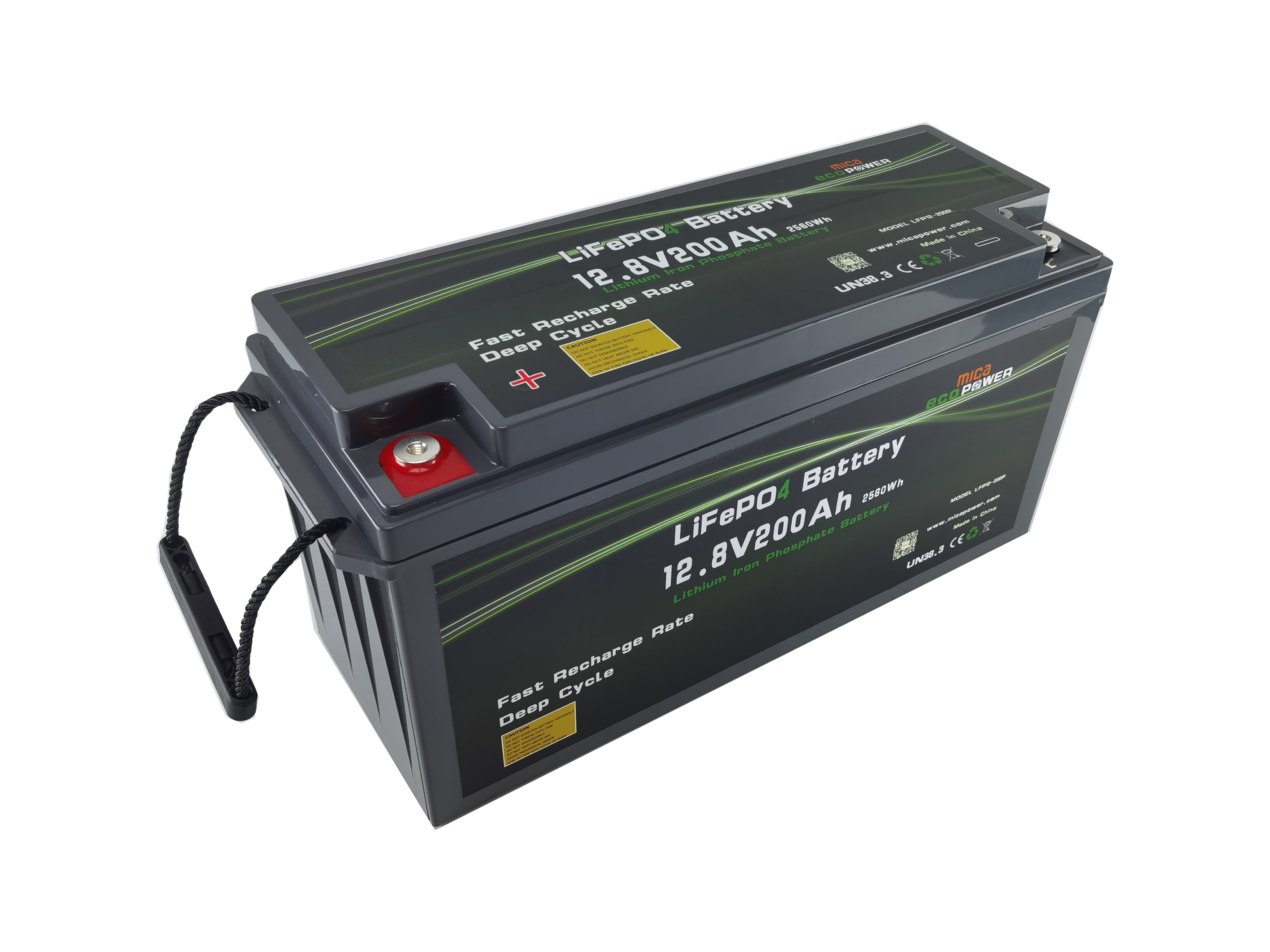 Mica 5000+ Cycles 200ah 12V LiFePO4 Lithium Battery with 5 Years Warranty