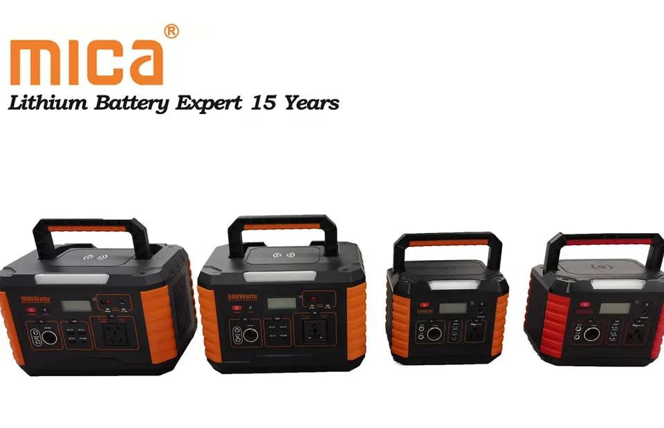 Mica 330W Power Station Lithium Battery Portable Generator AC DC USB Camping Power Station for Emergency Power Use