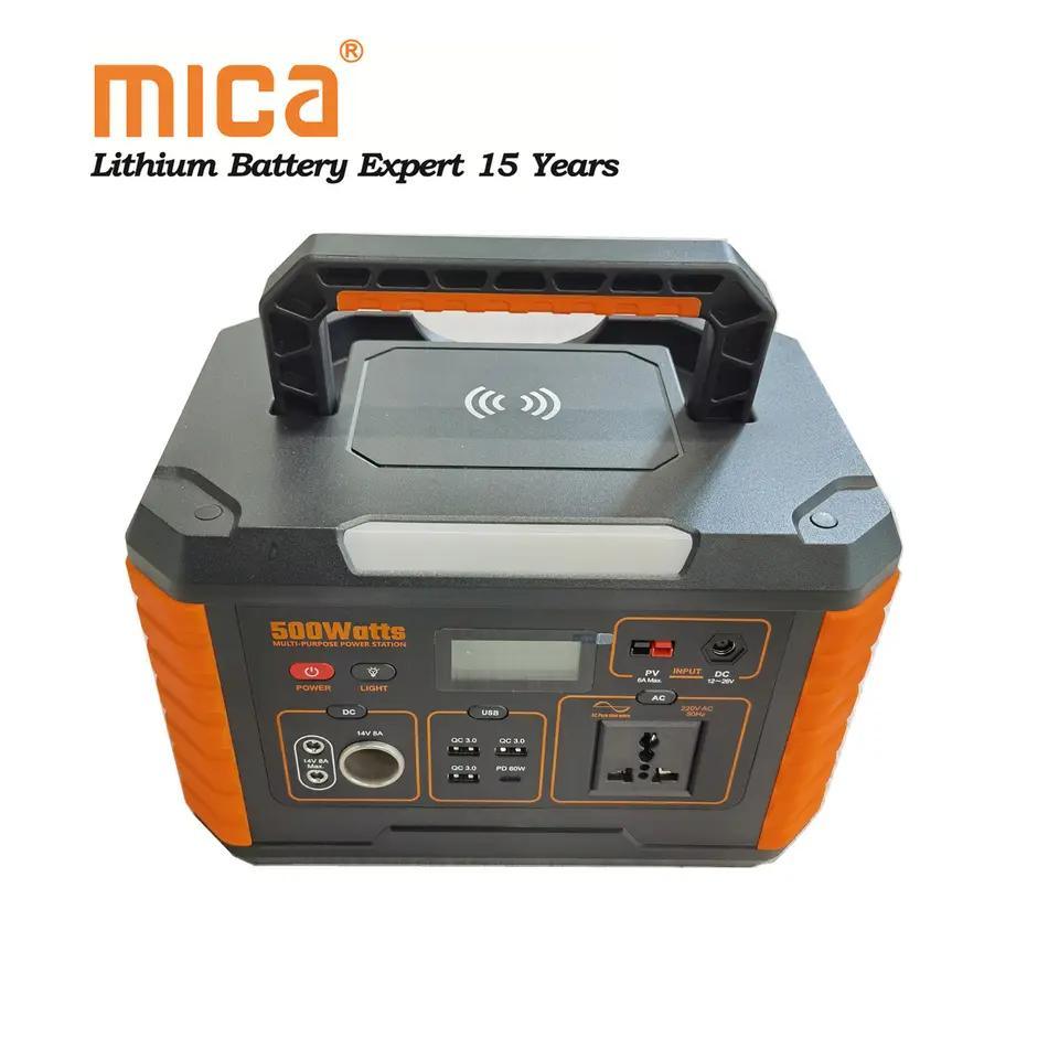 Mica OEM 330W Portable Power Station 78000mAh Quick Charge Lithium Tragbare Solar Power Station for Home Outdoor Emergency