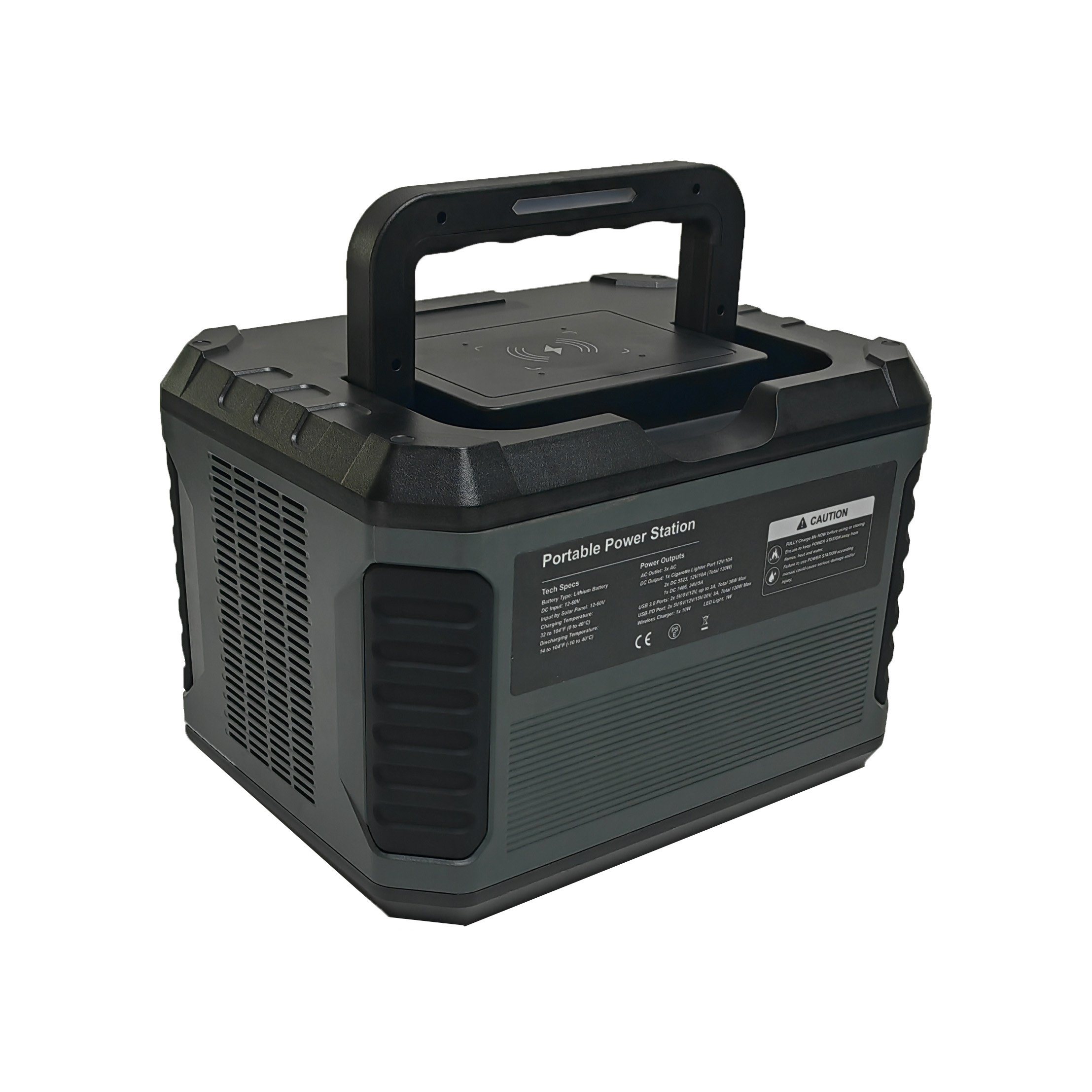 1800W Power Station Outdoor Camping Solar Generator LiFePO4 Battery Solar Portable Power Station for Emergency