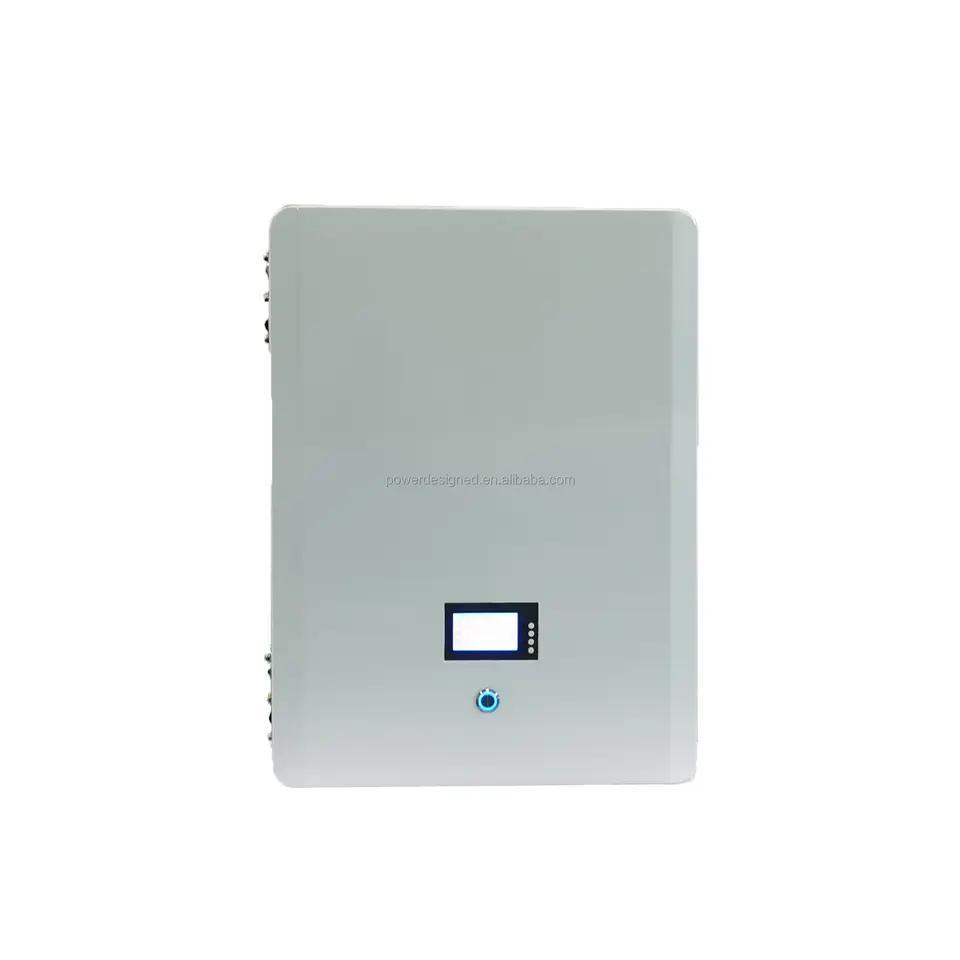 Customized 48V 51.2V 5kwh 10kwh Lithium LiFePO4 Battery Powerwall Inverter Storage System All in One Home Storage All in One Energy Storage System Battery