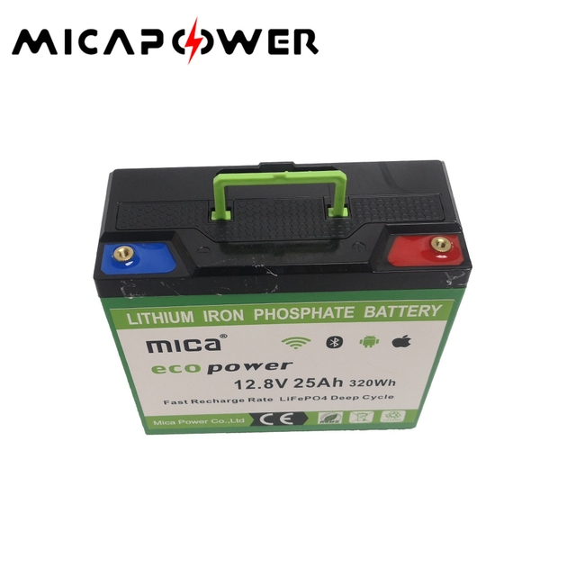 Mica High Safety LiFePO4 Battery 12V 25ah Lithium-Ion Lead Acid Replacement Battery Electrical Vehicle/Motorcycles Li-ion Battery