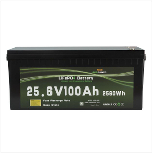 Mica Best Sale Rechargeable 25.6V 100ah LiFePO4 Battery Solar Energy Storage Battery 24V 100ah Lithium Battery for EV RV