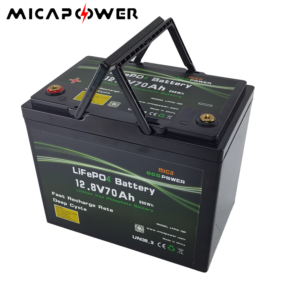 12V 70ah Li-ion Battery for RV, Solar Energy, Wall Solar-LiFePO4 Technology-Long Lasting 12volt Lithium Battery Pack
