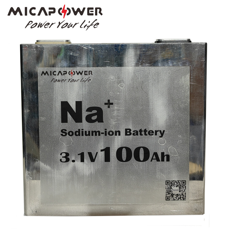 Mica Factory Solar Cell Prismatic Sodium Ion Battery 3.1V 100ah Na Ion Battery Cell for Energy Systems