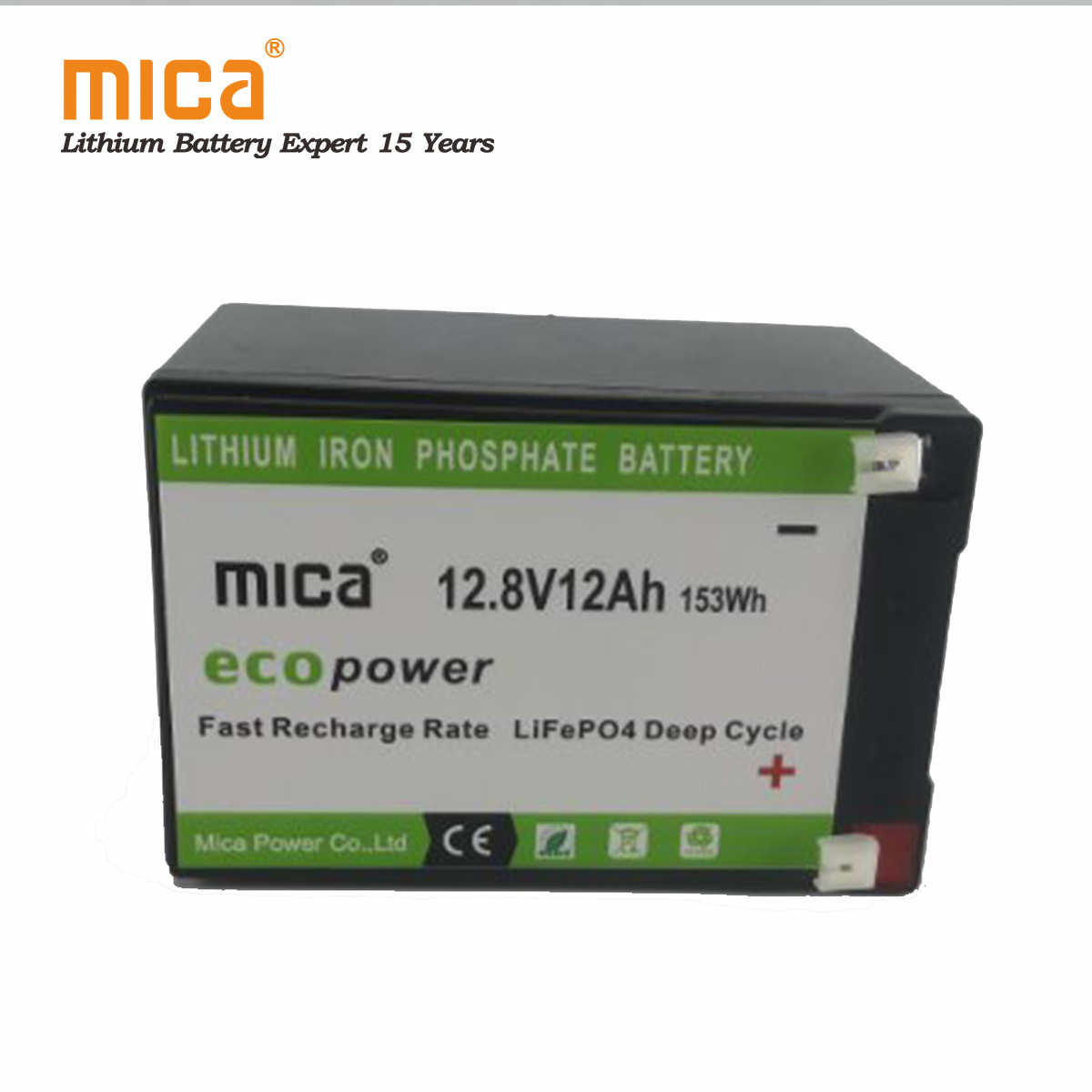 Factory Price 12.8V/12V 12ah LiFePO4 Battery Pack Rechargeable with BMS High Quality Long Cycle for Solar Energy System Household Appliance