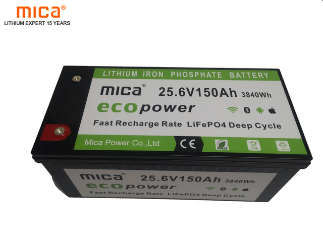 Ultra-Long Cycle Life 24V 150ah Rechargeable Lithium Iron Phosphate LiFePO4 Battery Pack with 5 Year Warranty