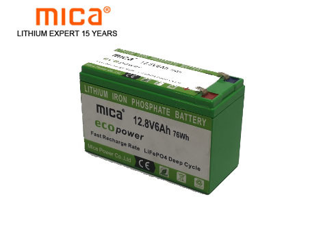 12V 6ah LiFePO4 Battery 12.8V Lithium Iron Phosphate Batteries 6ah for UPS Router Backup