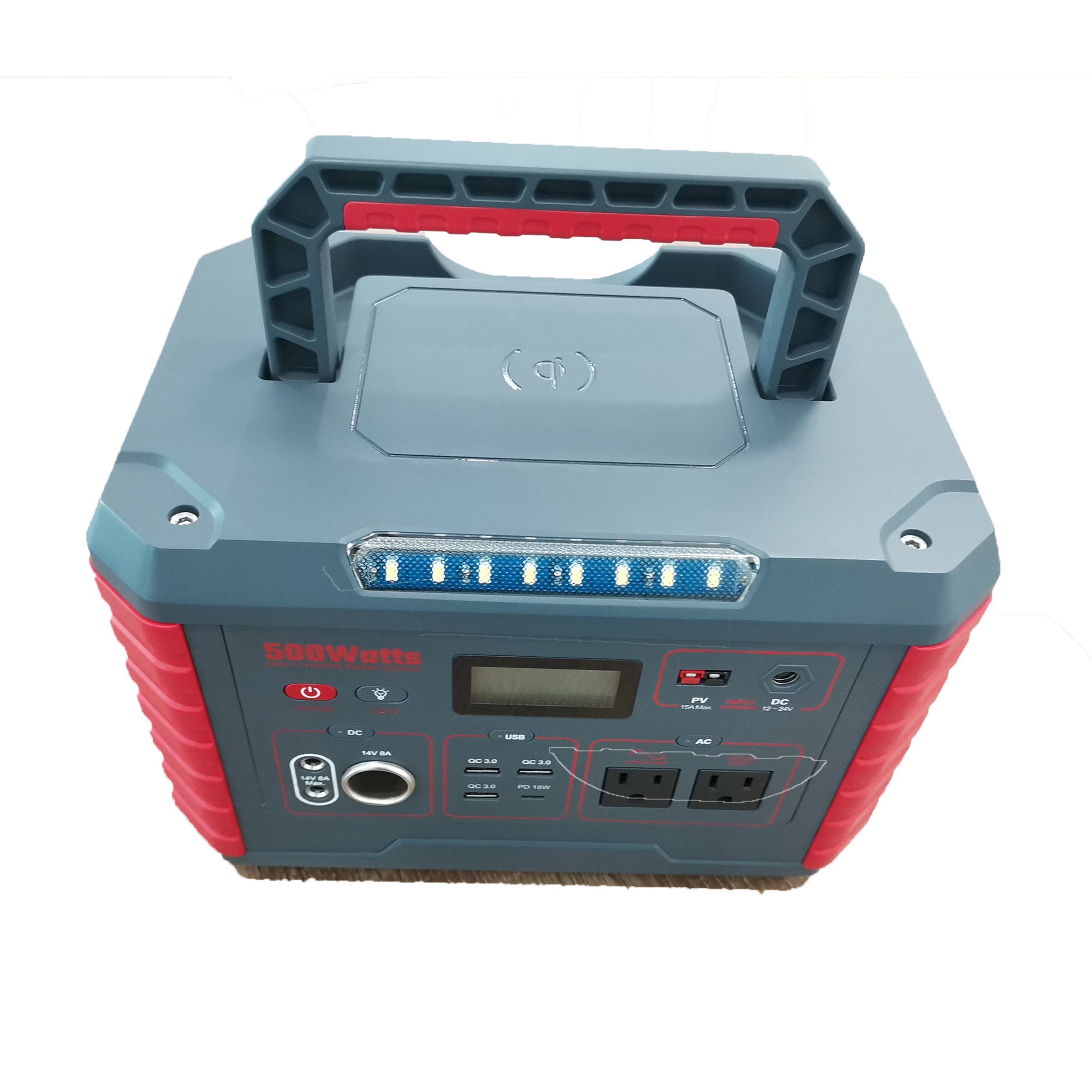 Factory Directly Supply 500W Portable Power Station AC DC USB Type-C Quick Charging 135000mAh Lithium Ion Battery Power Generator for Camping Emergency