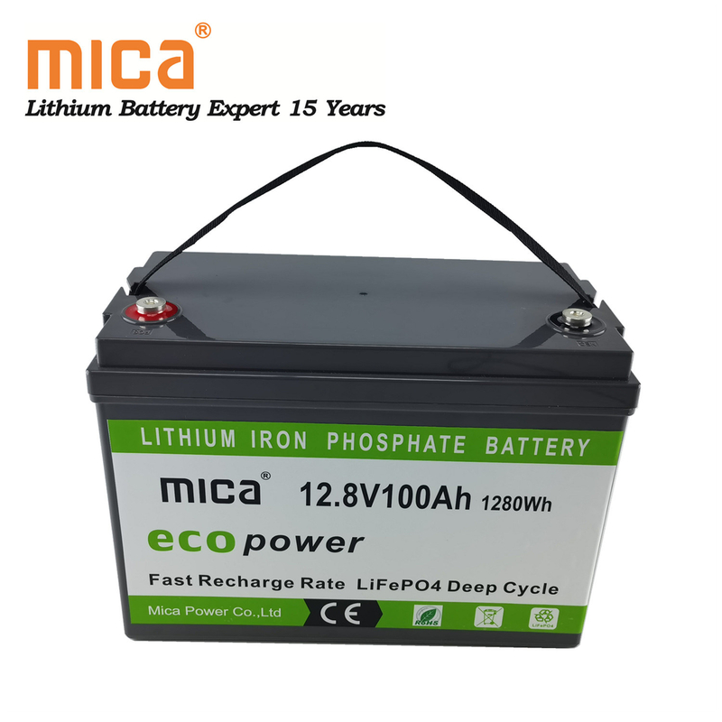 BMS Built-in Long Life RV LiFePO4 12V 100ah Deep Cycle Lithium Ion Batteries LiFePO4 Battery Pack