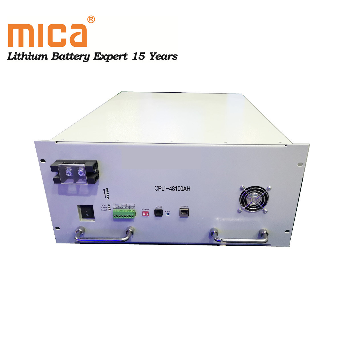 48V 100ah LiFePO4 Battery 5kwh RS485 Canbus LiFePO4 Solar Battery with 5u Cabinet for PV Storage