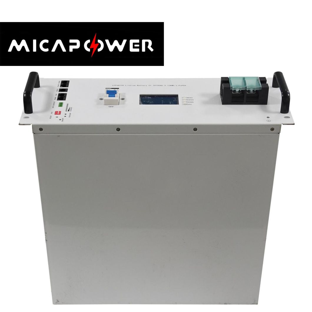 LiFePO4 Battery 48V 100ah 69kg Deep Cycle for Solar Energy System with CE /Un38.3/ IEC62133/MSDS Batterie De Solar