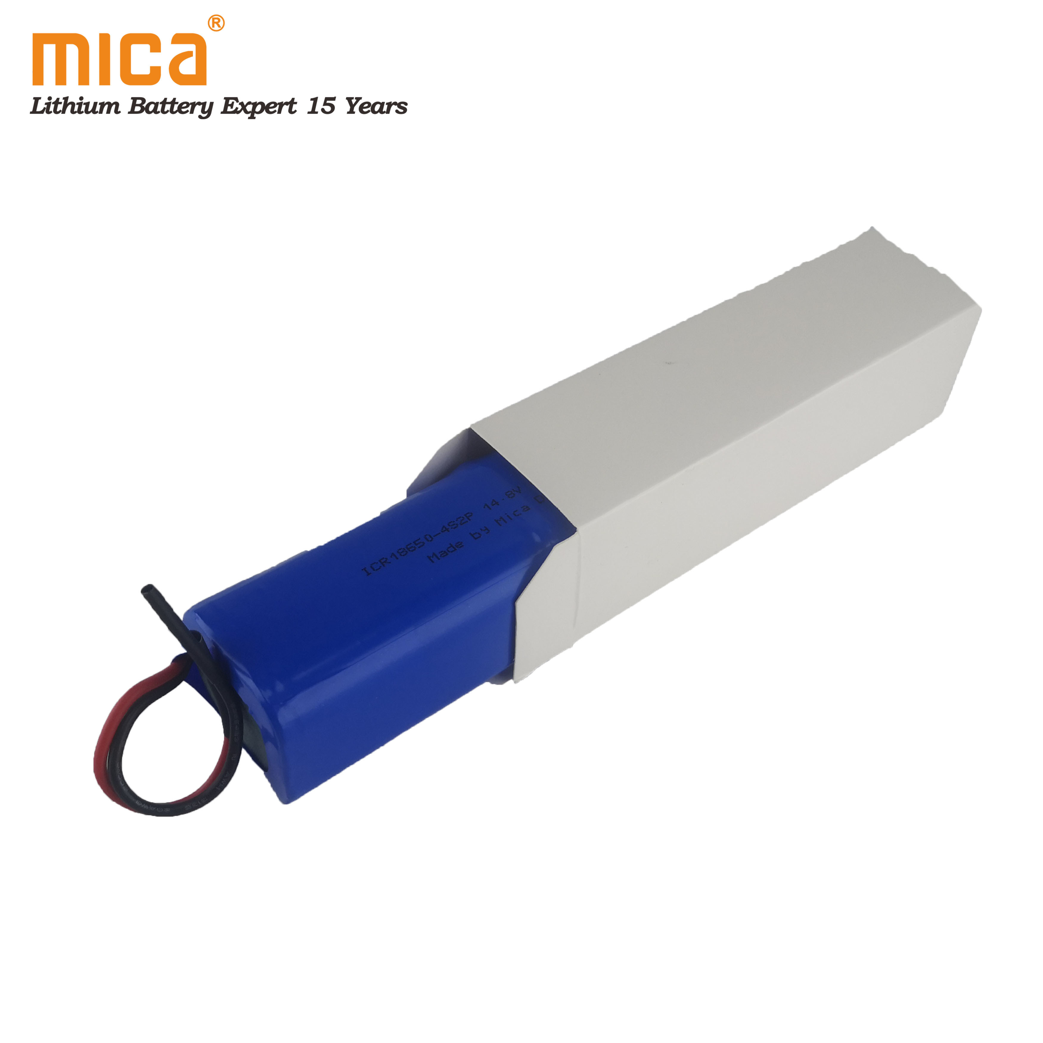 Wholesale Deep Cycles 18650 14.8V 4400mAh 4s2p Lithium-Ion Battery Rechargeable Li-ion Battery with PCM Wires Connector