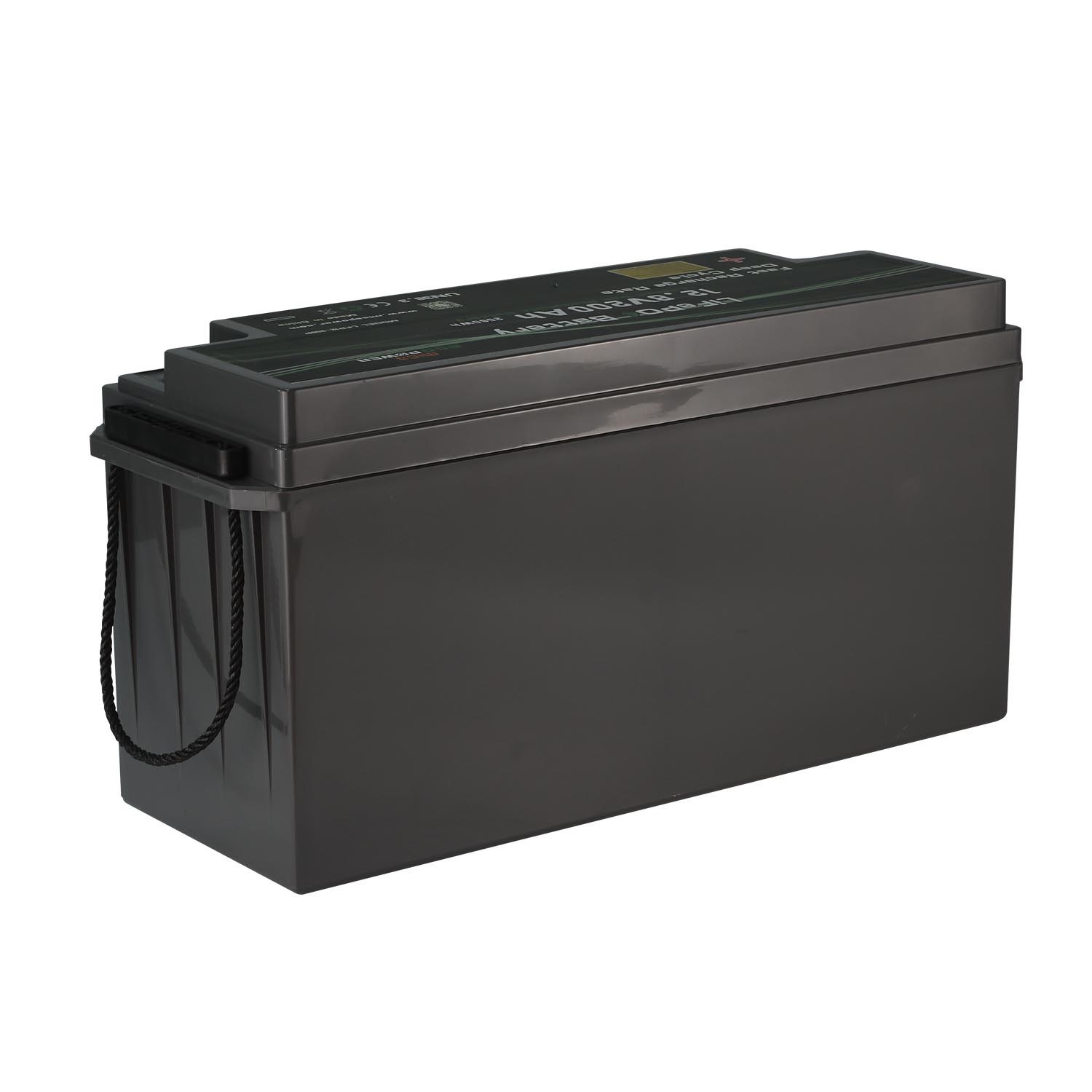 OEM ODM Available 12V 200ah LiFePO4 Battery Lithium Iron Phosphate Battery for Solar Energy Storage System Battery Bank Backup with CE Un38.3 MSDS