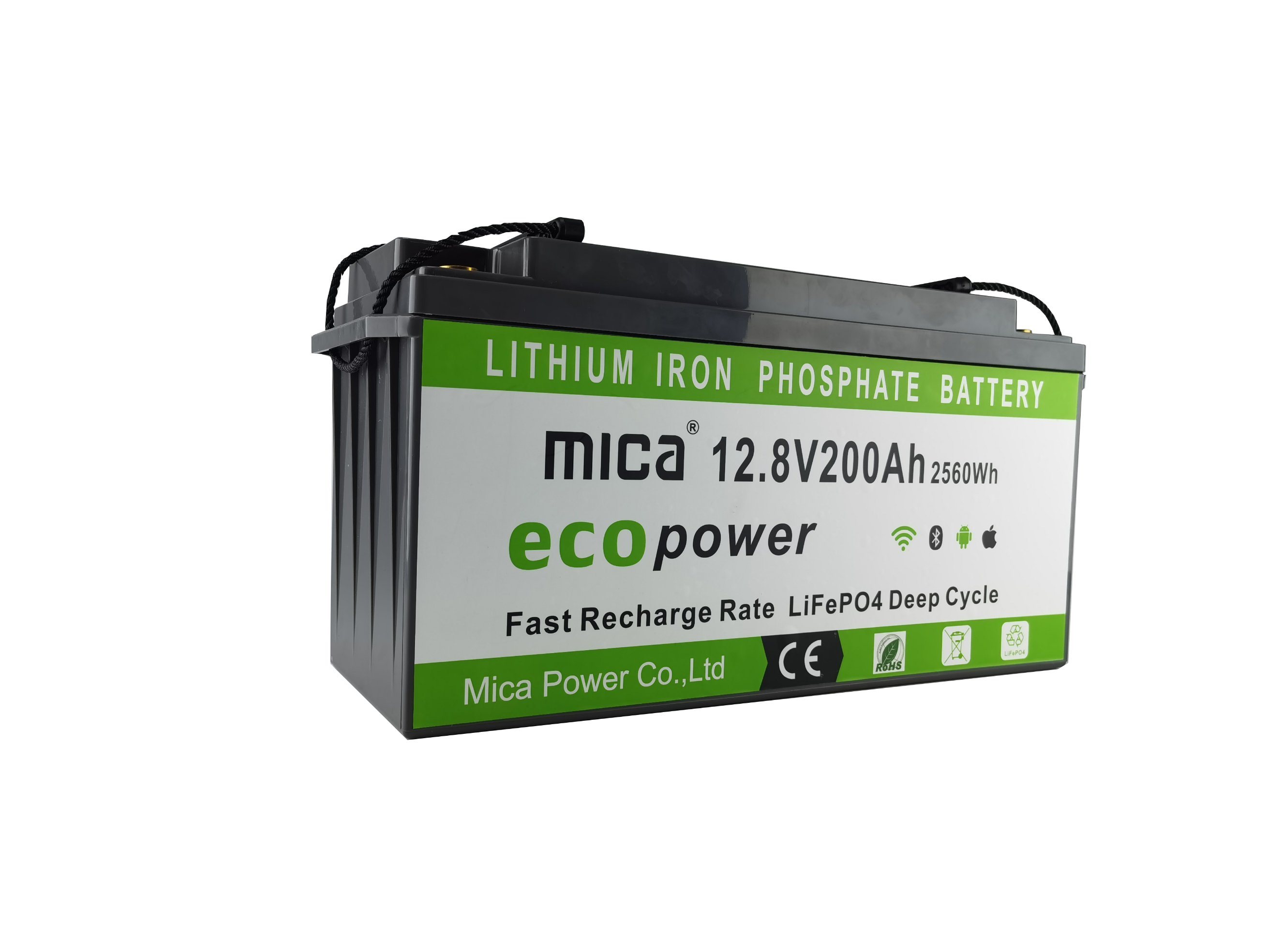 Professional and Reliable Factory Mica 12V 200ah LiFePO4 Battery Pack Lithium Ion Battery with CE/Un3.83 Certification for Solar Storage/Marine/Ess