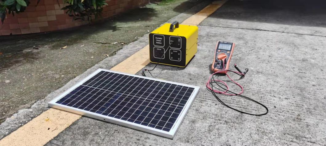 Power Station 300W Lithium AC DC Output Solar Energy Generator Portable Camping Power Bank for Laptop