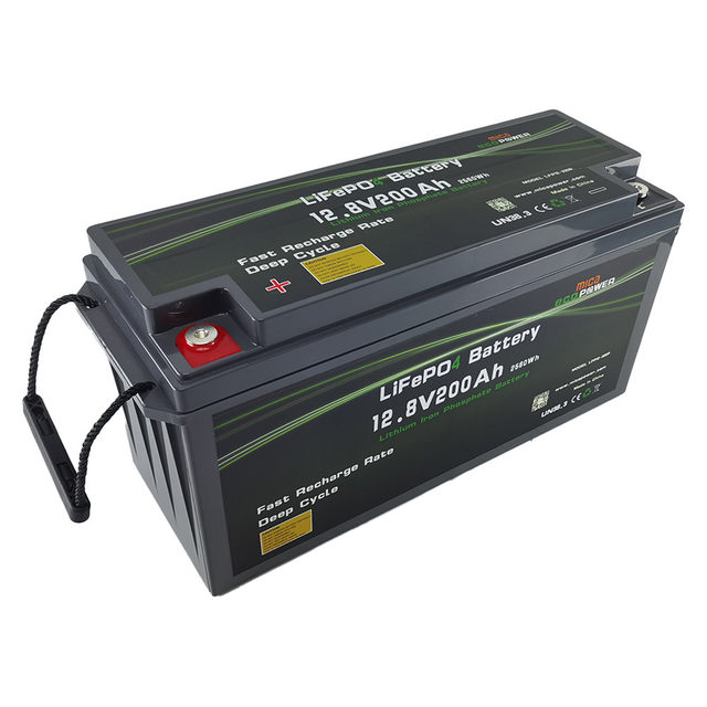 Bateria PARA Carro COM CE /Un38.3 /MSDS 12V 12.8V 200ah 2560wh 25kg Lithium Phosphate Battery for Solar System Boat Street Lighting Camping Car