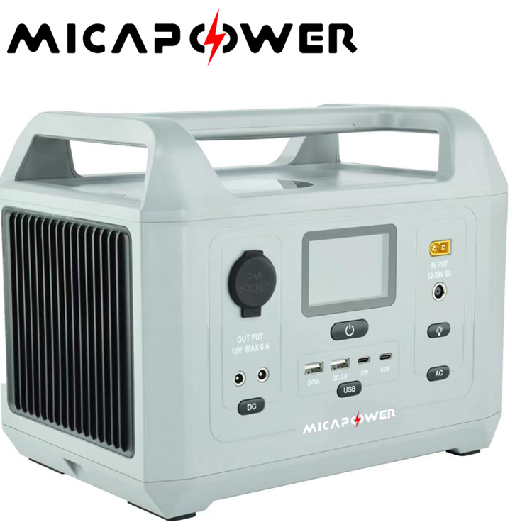 Mica 600W Lowest Price Portable Power Station Fast Charging with CE Certificate for Outdoor Camping Power Bank (MC-600)