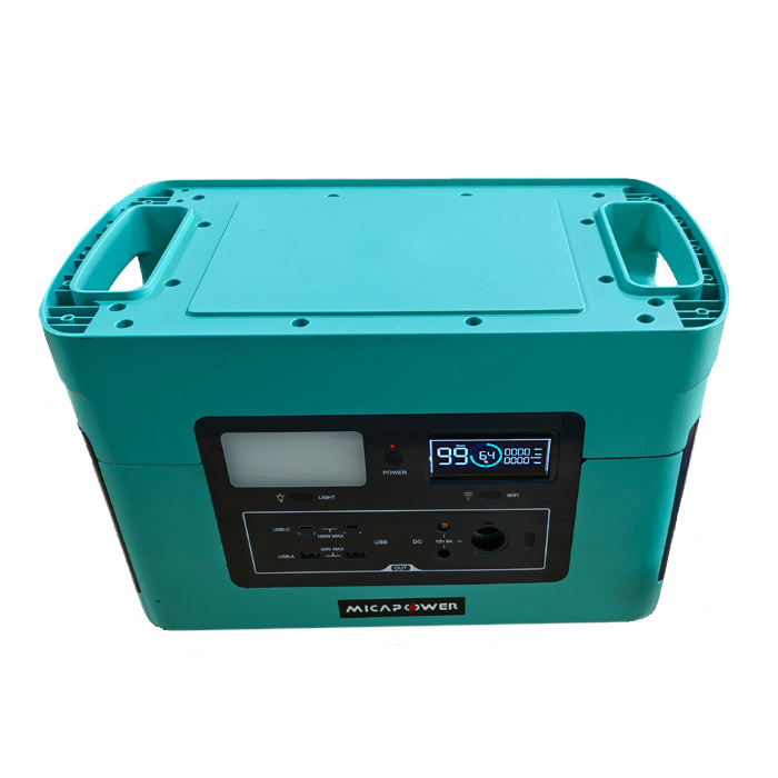 Mica 1000W USB Type-C DC AC 1000W Solar Generator Echargeable Portable Power Station for Camping with CE