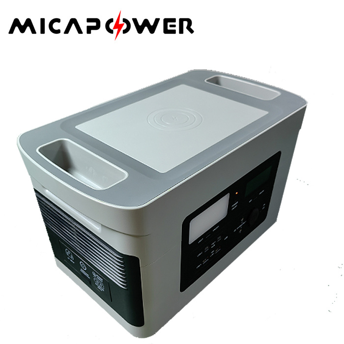 Mica 1kw Generator Portable Power Station LiFePO4 Lithium Cell Camping Solar Generator Echargeable Power Station USB Type-C DC AC 1024kwh Lithium Battery Bank