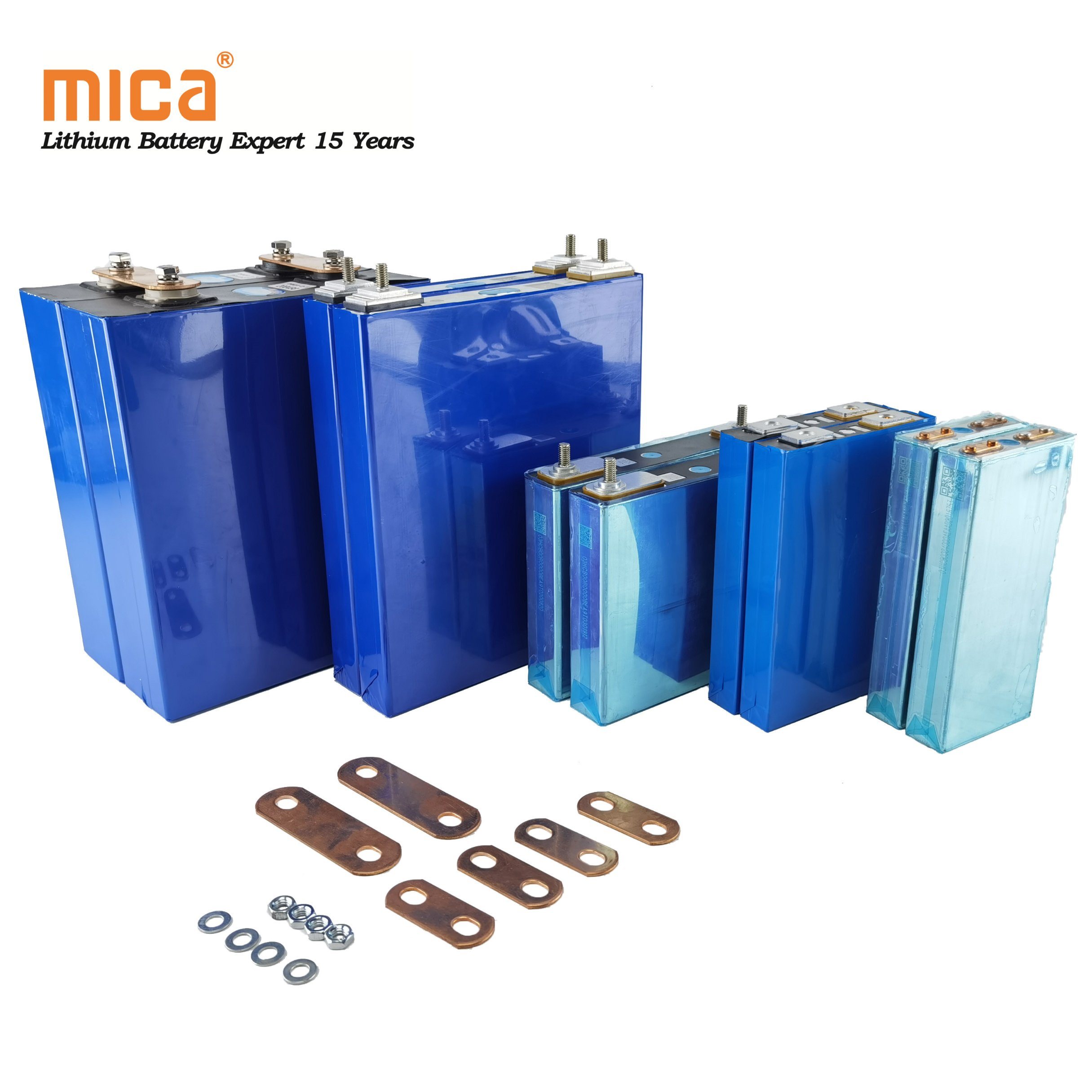A Grade Prismatic 3.2V 100ah 120ah LiFePO4 Lithium Ion Battery for Solar Power System