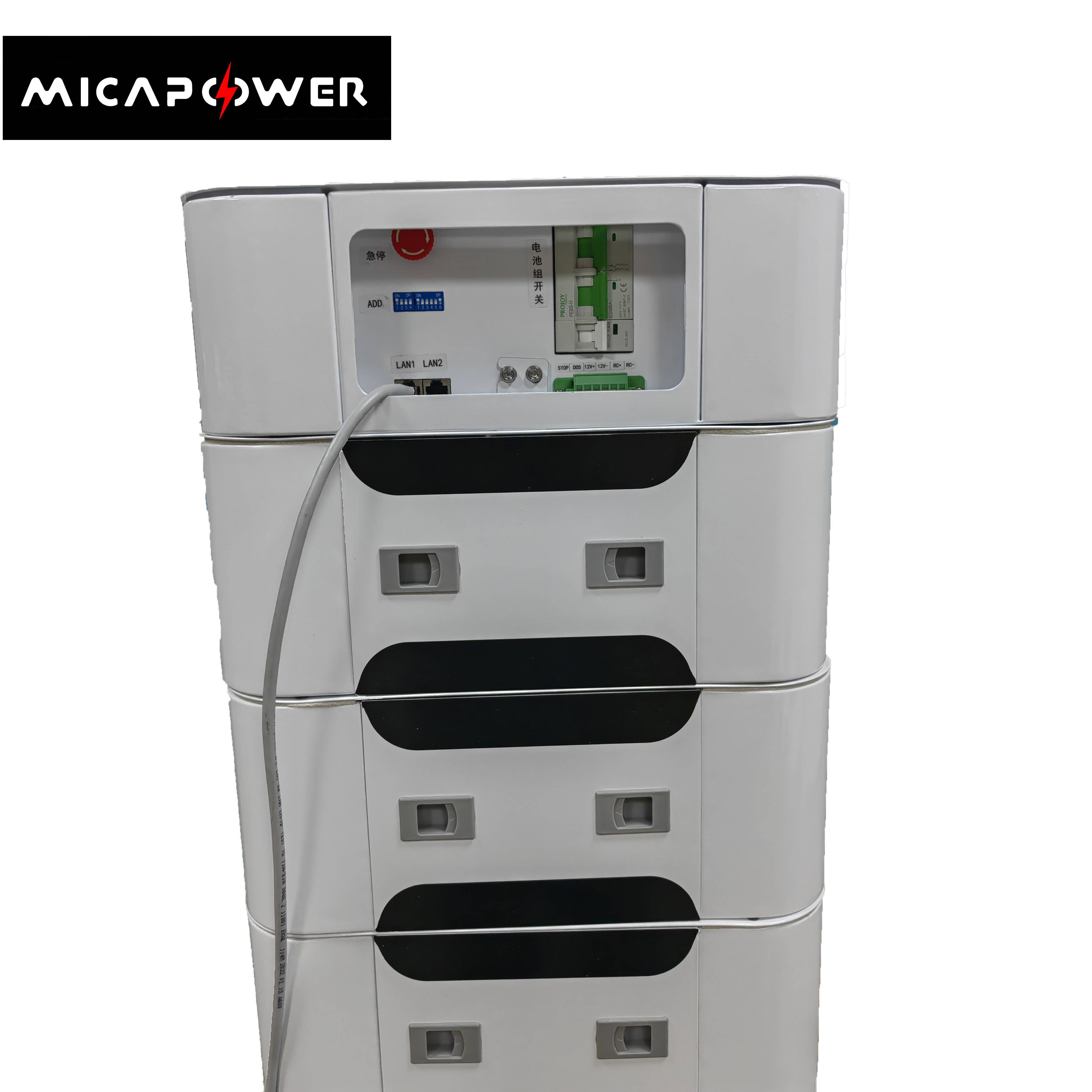 High Voltage Stackable 409.6V Home Energy Storage System 300V 30kwh 40kwh Solar Energy Lithium Battery