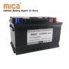 High Performance 12V 80ah 1kwh Deep Cycle Rechargeable Lithium-Ion Battery Motorcycle Battery for RV