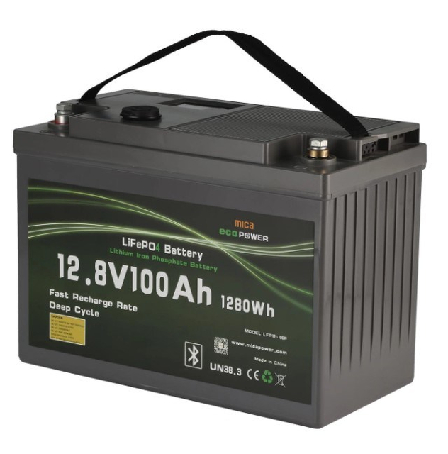 Mica Customize 12V 100ah Deep Cycle Rechargeable Battery 2000-5000 Life Cycles LiFePO4 Lithium Battery