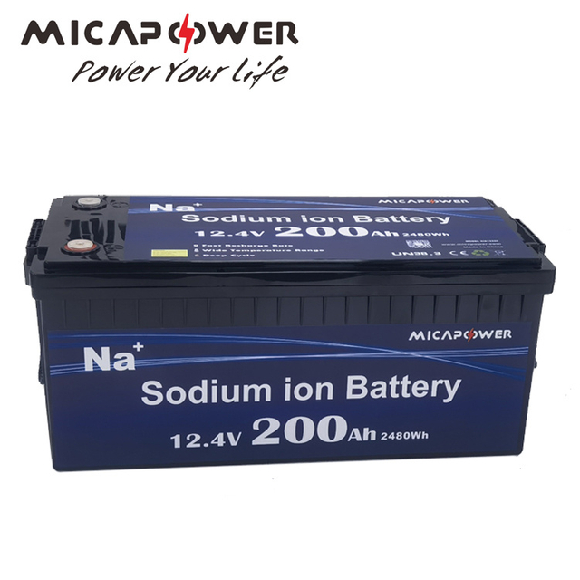Duty Free Tax 12V 200ah 24V 200ah Sodium-Ion Batteries Warehouse Solar for Camping Car Motorcycle RV Ship