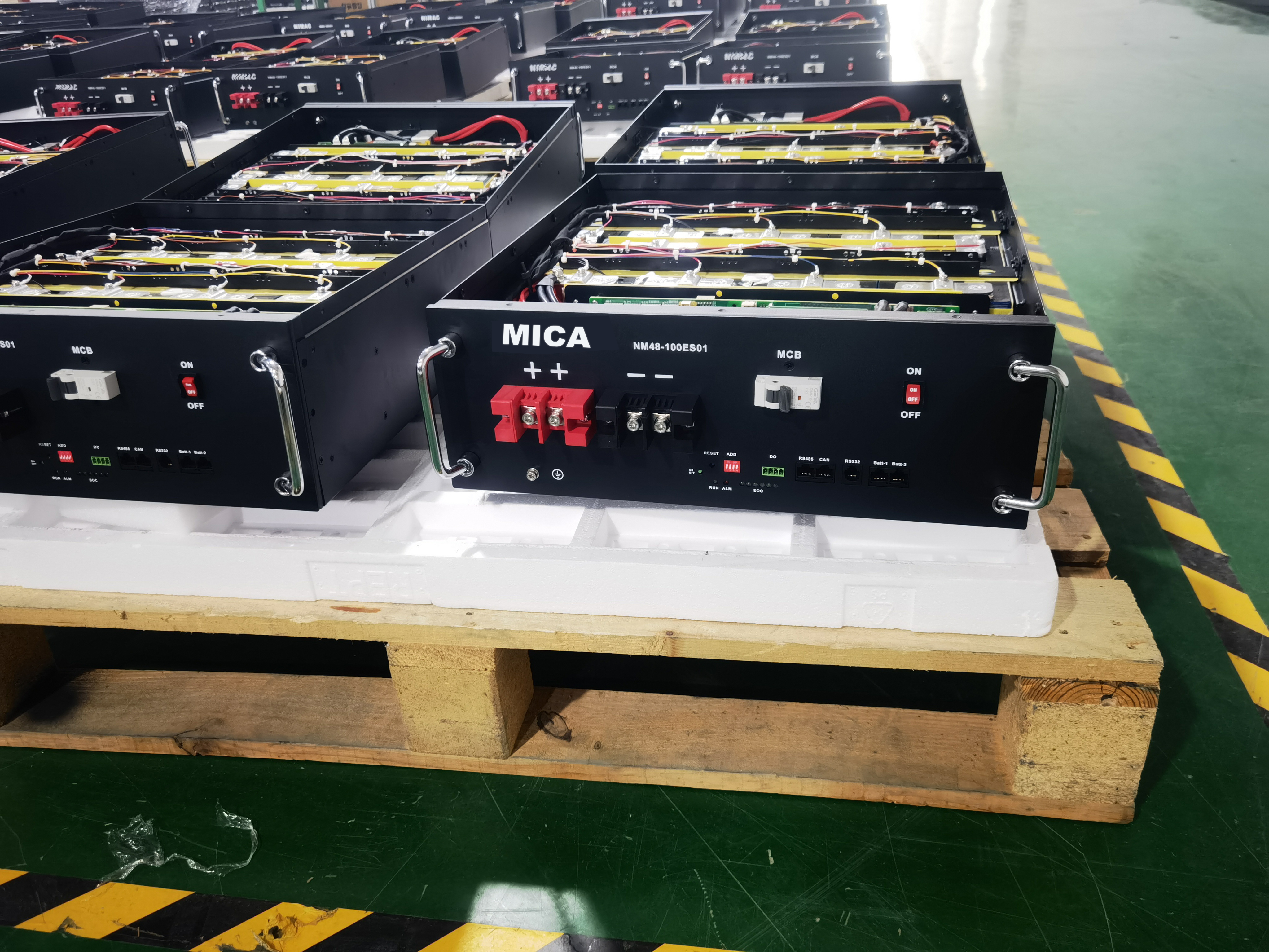 Mica Power 48V 49.6V 100ah 200ah Sodium Ion Battery Rechargeable Battery Rack Mounted Battery for Telecom/UPS/Solar System/Home Energy/Marine/Industrial