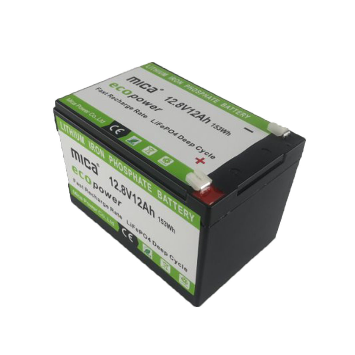 Factory Price 12.8V/12V 12ah LiFePO4 Battery Pack Rechargeable with BMS High Quality Long Cycle for Solar Energy System Household Appliance