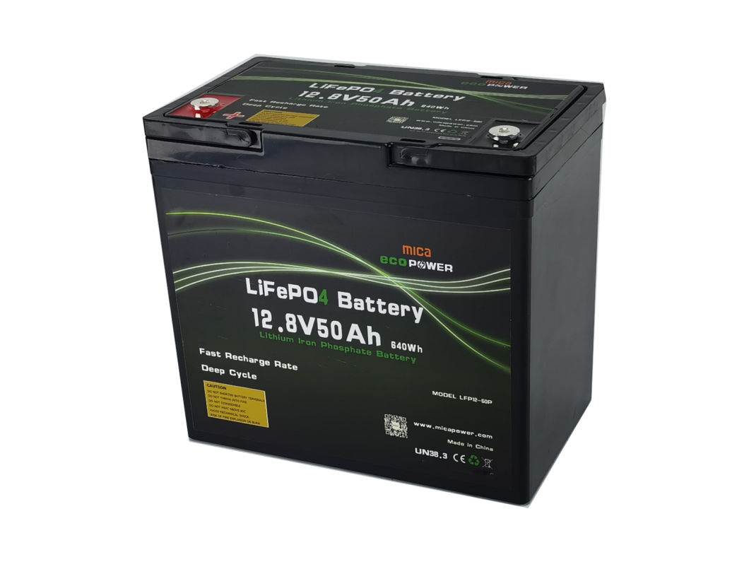 Mica 12V LiFePO4 50ah/100ah/150ah/200ah Lithium Iron Phosphate Battery Pack Deep Cycles for Solar Power Supply