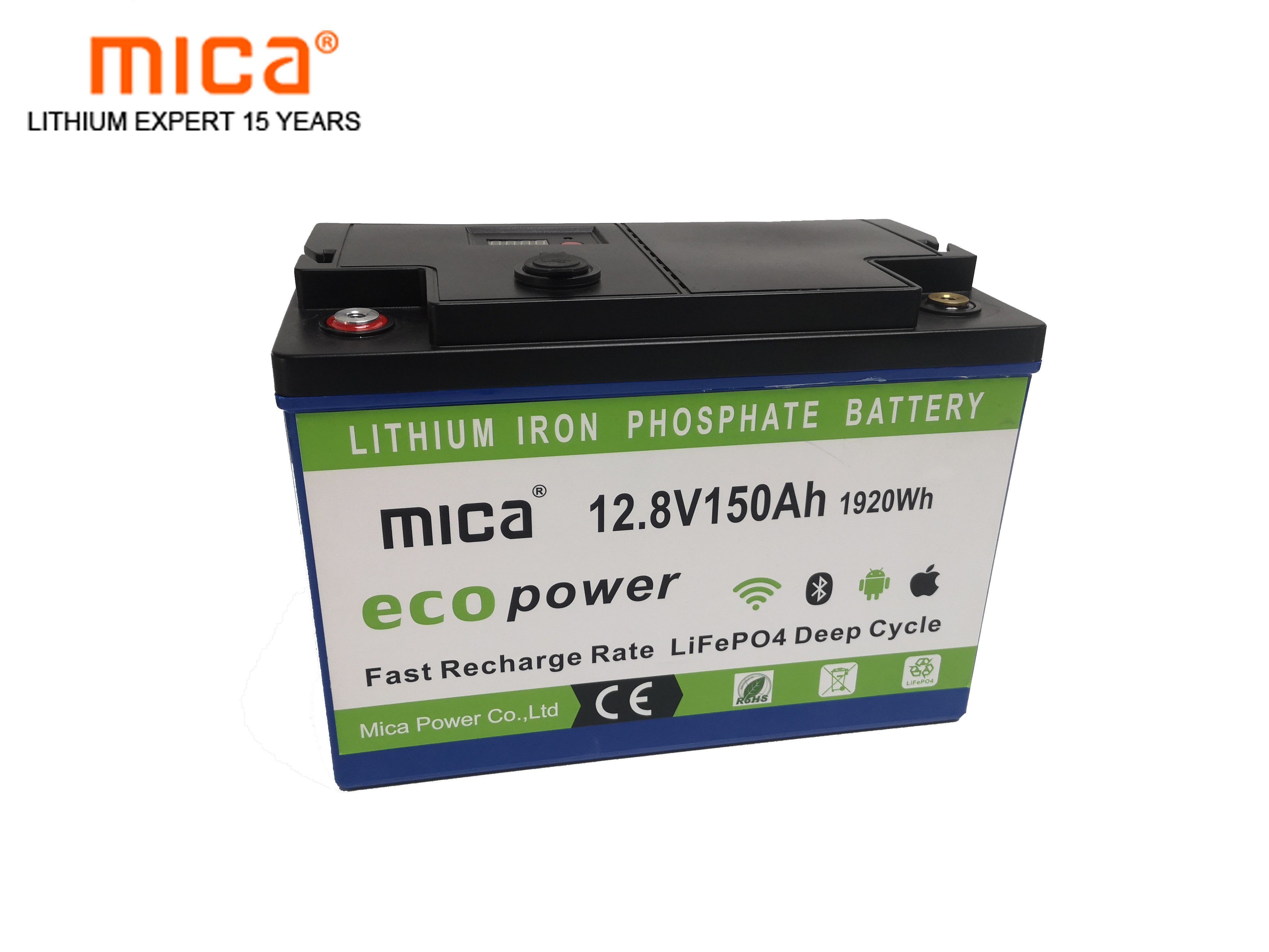 Factory Supply Light Weight Lithium Car Battery 12V 150ah for Motorhome and Solar Storage