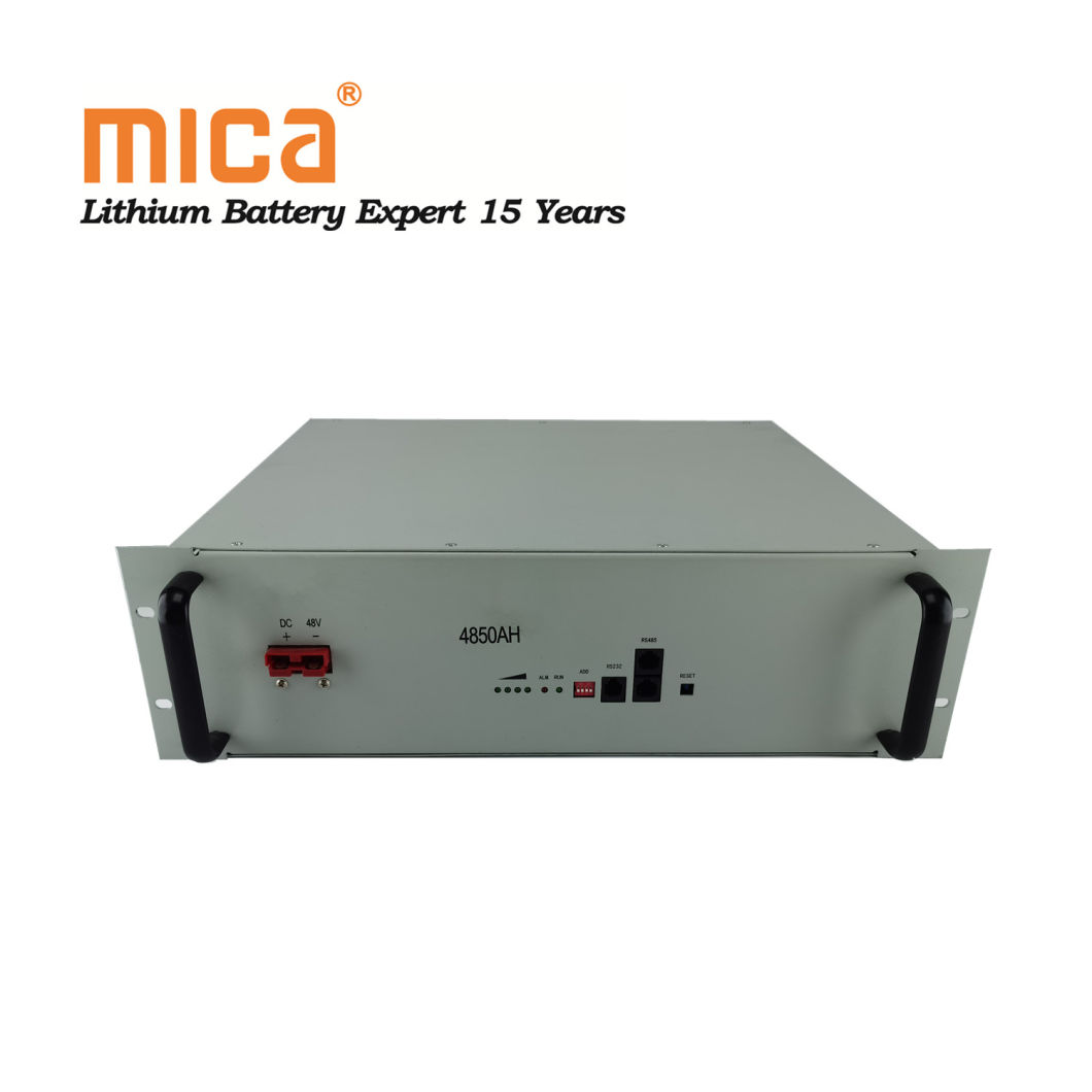 Solar Energy Storage Battery 48V 50ah 40ah 3u 4u LiFePO4 Battery Lithium Iron Phosphate Battery with Smart BMS Canbus RS485 MSDS CE/RoHS